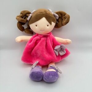 Jolijou Paris Demoiselle Pretty Lollipop Girl Doll Pink Plush Stuffed‎ Toy 11"
